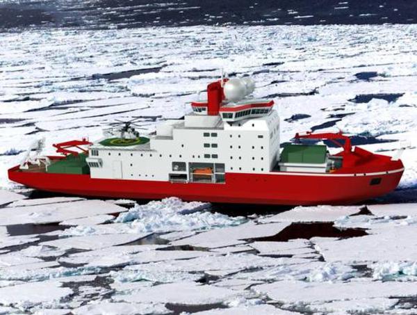 我首造極地科考破冰船本領多大？