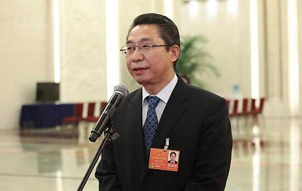 國家知識產權局局長申長雨在"部長通道"接受採訪